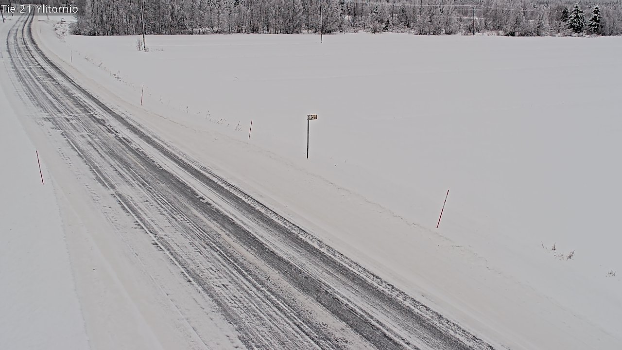 Weather Camera Image Road 21 Ylitornio, Tornio, Lappi
