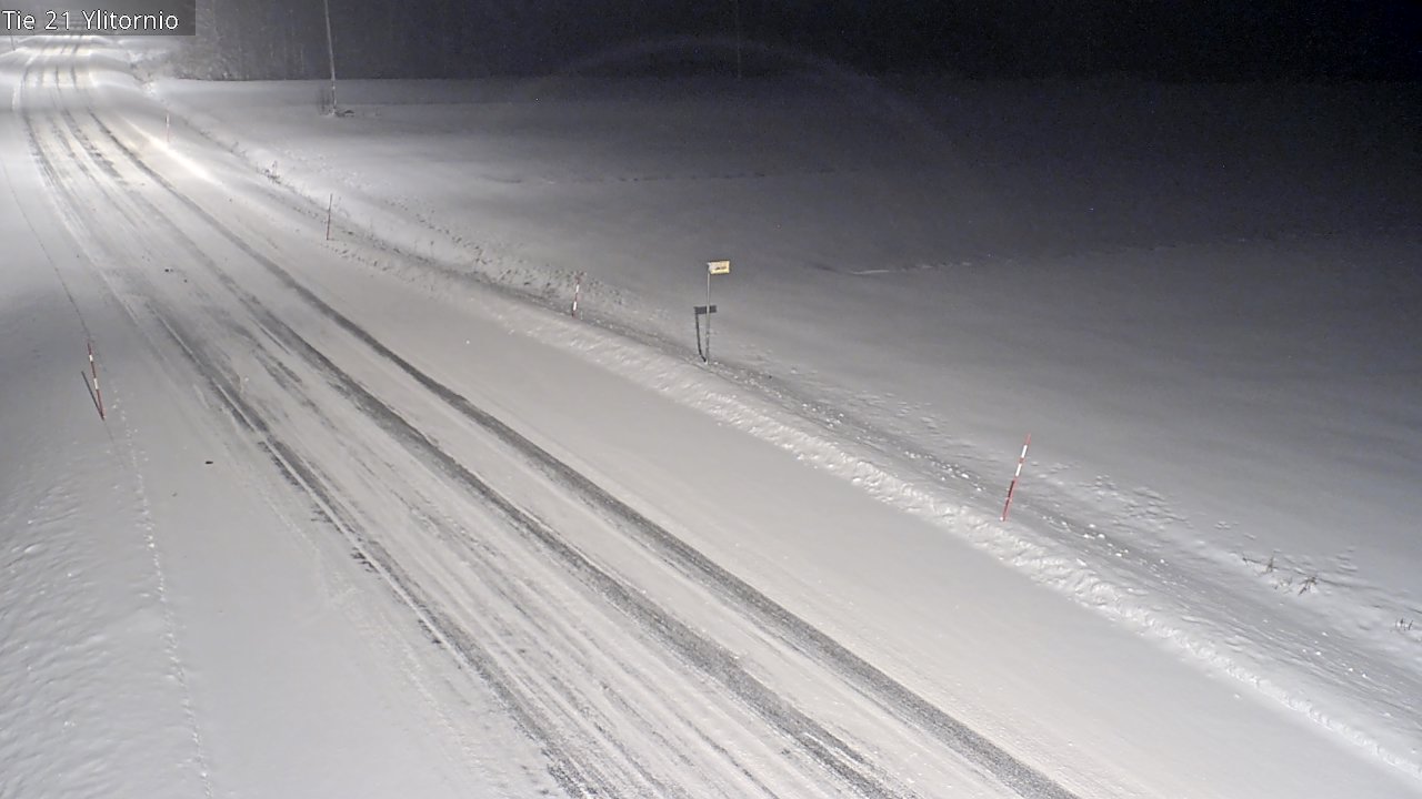 Weather Camera Image Road 21 Ylitornio, Tornio, Lappi