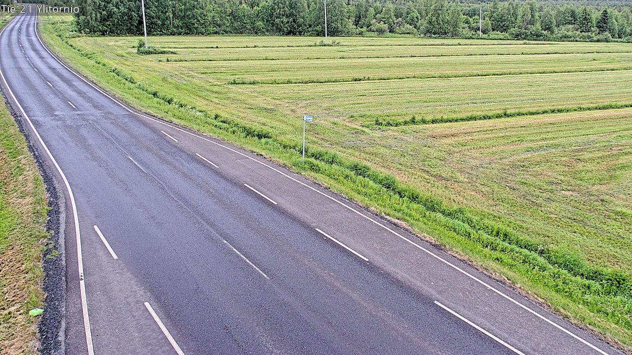 Weather Camera Image Road 21 Ylitornio, Tornio, Lappi