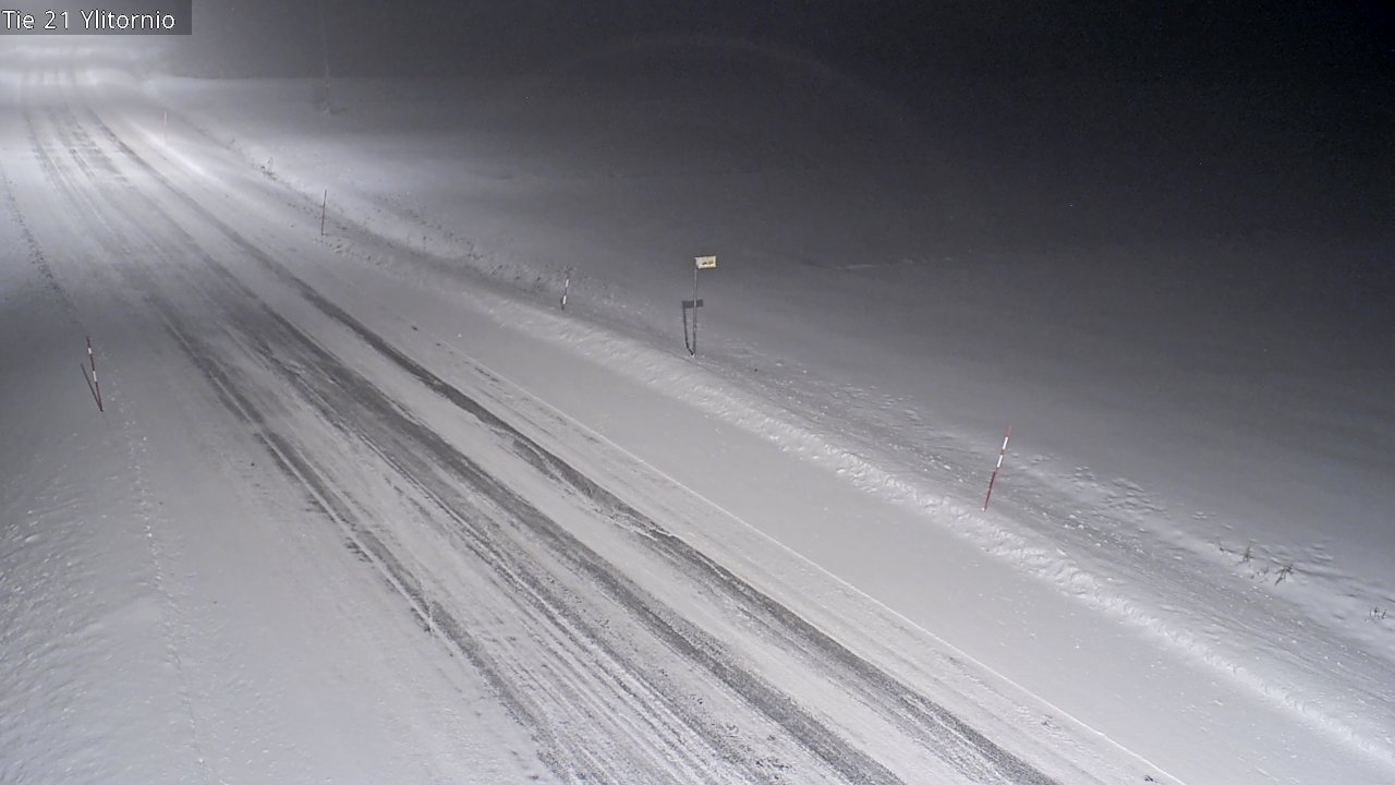 Weather Camera Image Road 21 Ylitornio, Tornio, Lappi