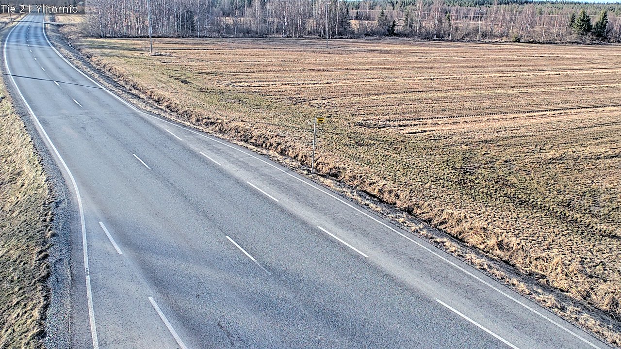 Weather Camera Image Väg 21 Övertorneå, Tornio, Lappi
