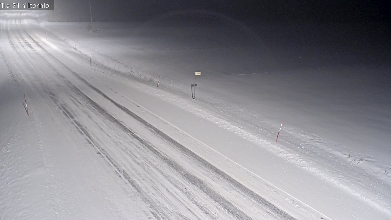 Weather Camera Image Road 21 Ylitornio, Tornio, Lappi