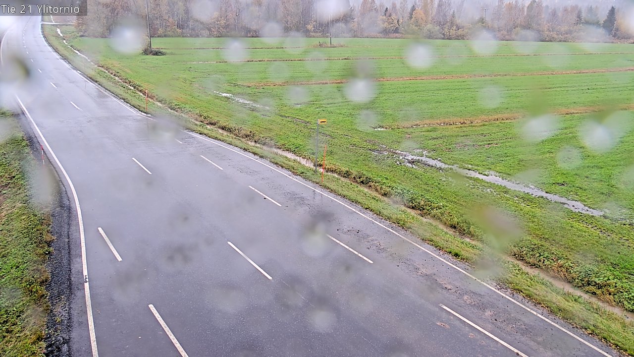 Weather Camera Image Road 21 Ylitornio, Tornio, Lappi