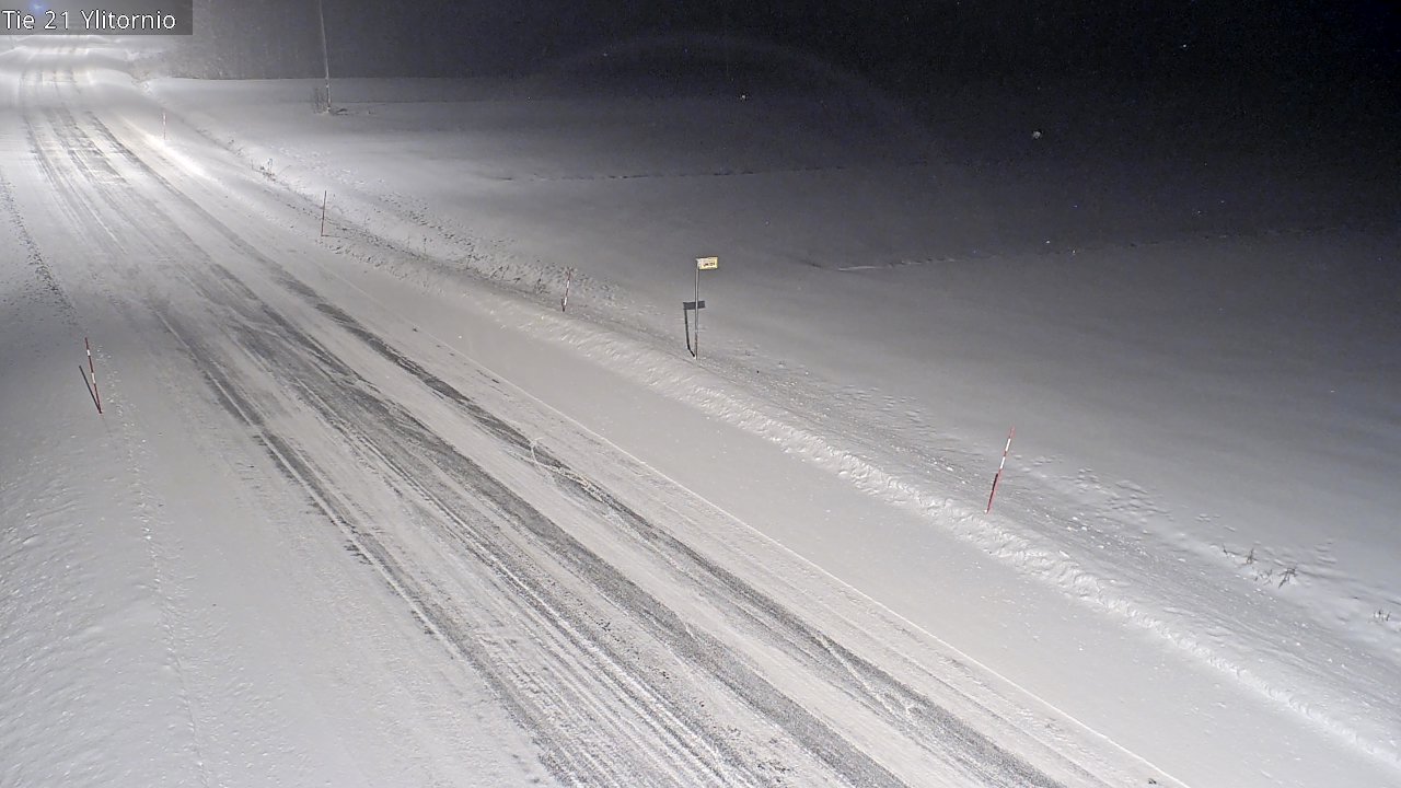 Weather Camera Image Road 21 Ylitornio, Tornio, Lappi