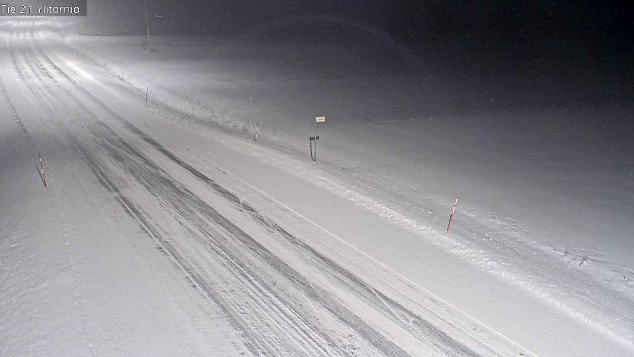 Weather Camera Image Road 21 Ylitornio, Tornio, Lappi