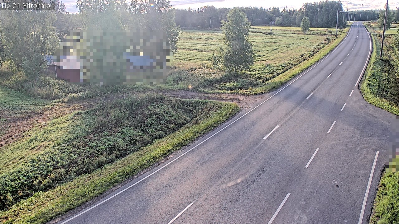 Weather Camera Image Road 21 Ylitornio, Tornio, Lappi
