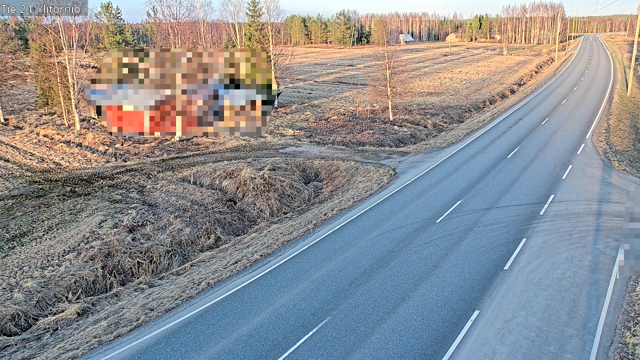 Weather Camera Image Väg 21 Övertorneå, Tornio, Lappi