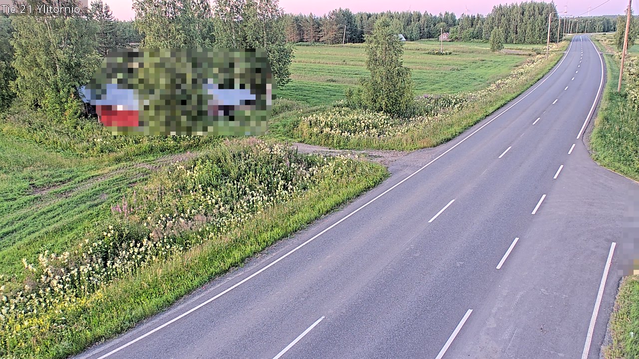 Weather Camera Image Road 21 Ylitornio, Tornio, Lappi