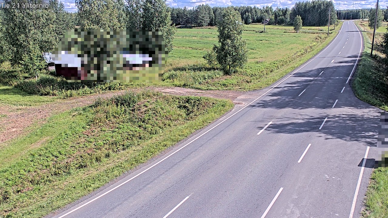Weather Camera Image Väg 21 Övertorneå, Tornio, Lappi