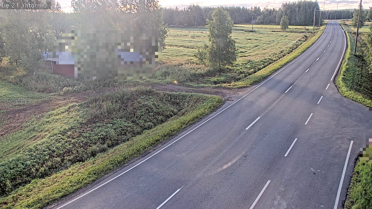 Weather Camera Image Road 21 Ylitornio, Tornio, Lappi