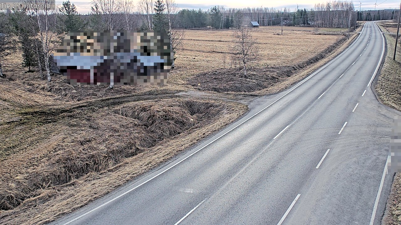 Weather Camera Image Väg 21 Övertorneå, Tornio, Lappi