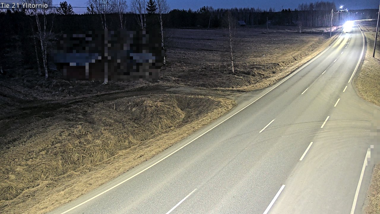 Weather Camera Image Väg 21 Övertorneå, Tornio, Lappi