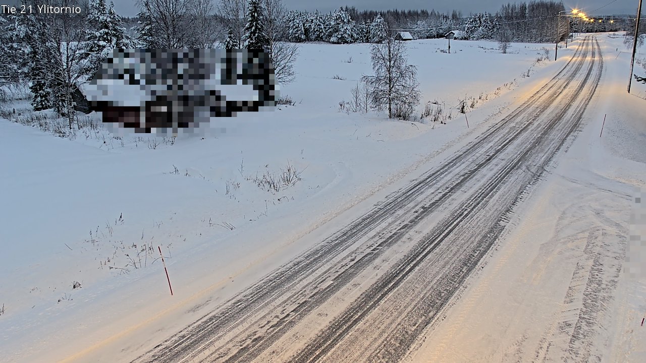 Weather Camera Image Väg 21 Övertorneå, Tornio, Lappi
