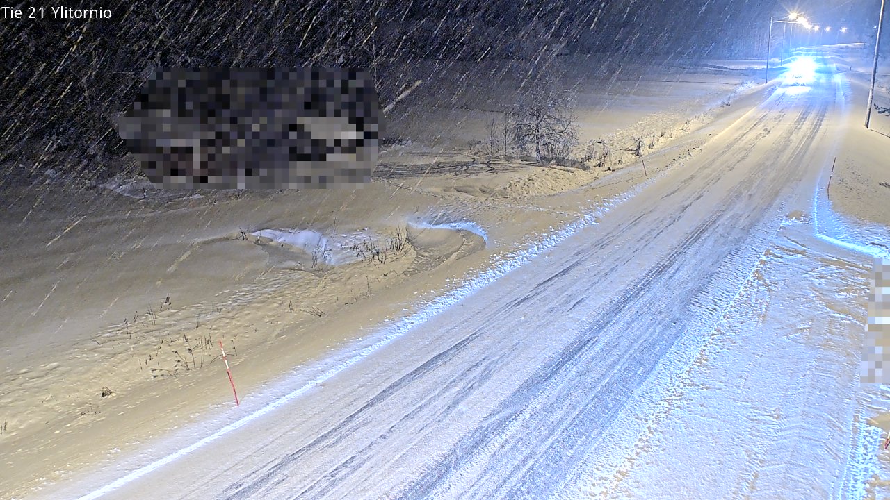 Weather Camera Image Väg 21 Övertorneå, Tornio, Lappi