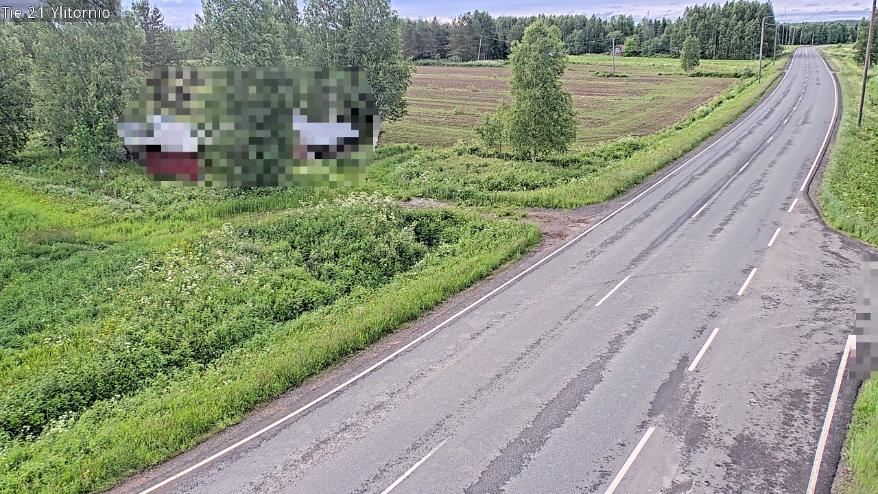 Weather Camera Image Road 21 Ylitornio, Tornio, Lappi