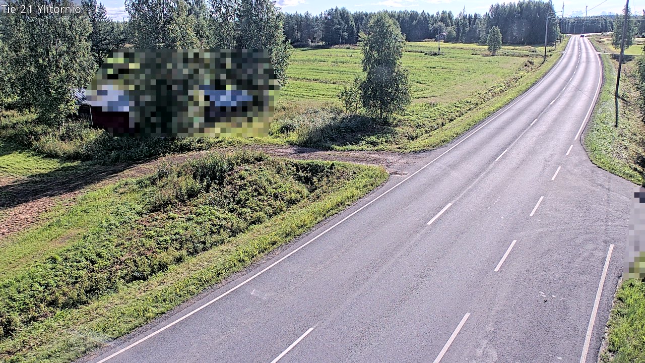 Weather Camera Image Väg 21 Övertorneå, Tornio, Lappi