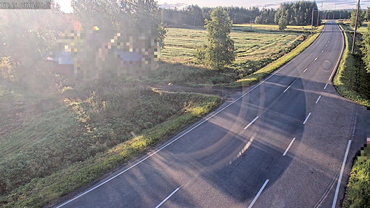 Weather Camera Image Road 21 Ylitornio, Tornio, Lappi