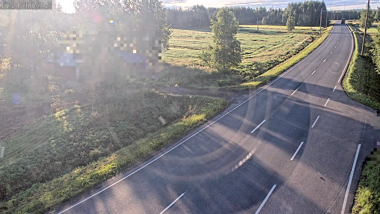 Weather Camera Image Road 21 Ylitornio, Tornio, Lappi