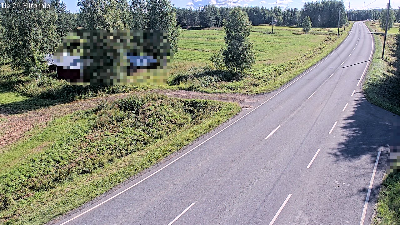 Weather Camera Image Väg 21 Övertorneå, Tornio, Lappi