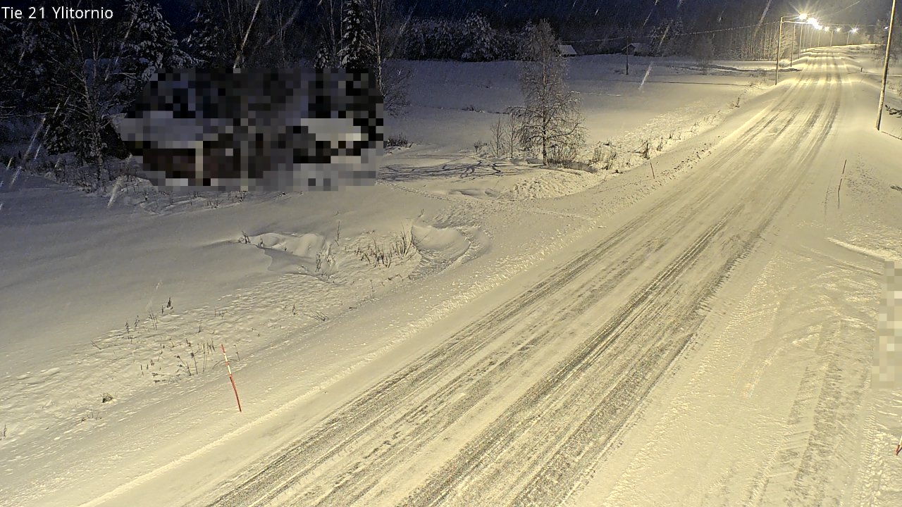 Weather Camera Image Väg 21 Övertorneå, Tornio, Lappi