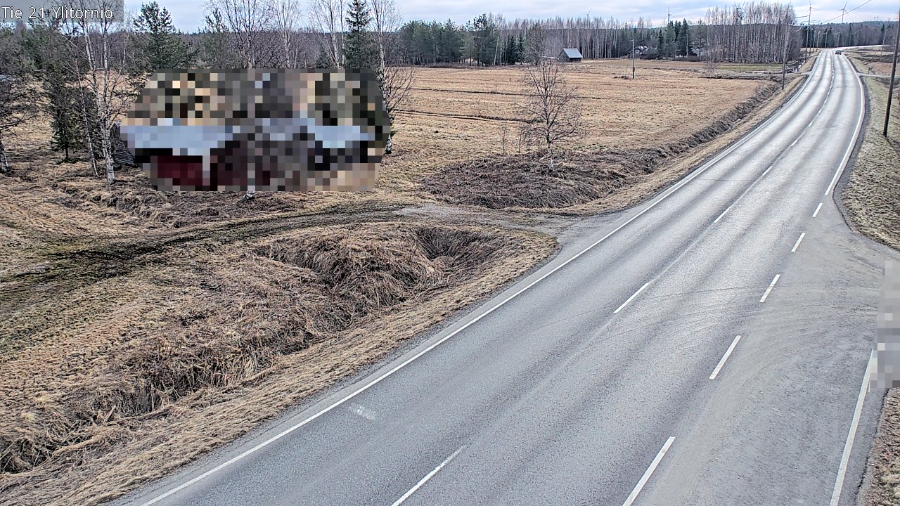 Weather Camera Image Väg 21 Övertorneå, Tornio, Lappi