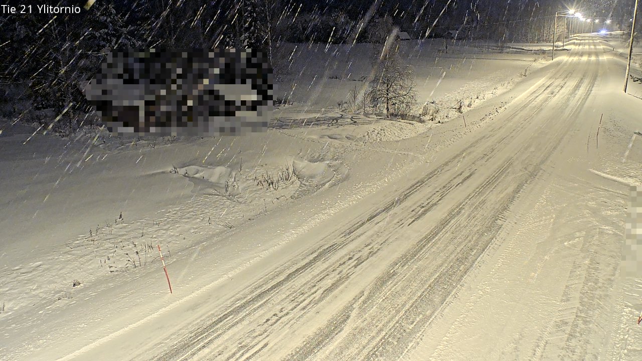 Weather Camera Image Väg 21 Övertorneå, Tornio, Lappi