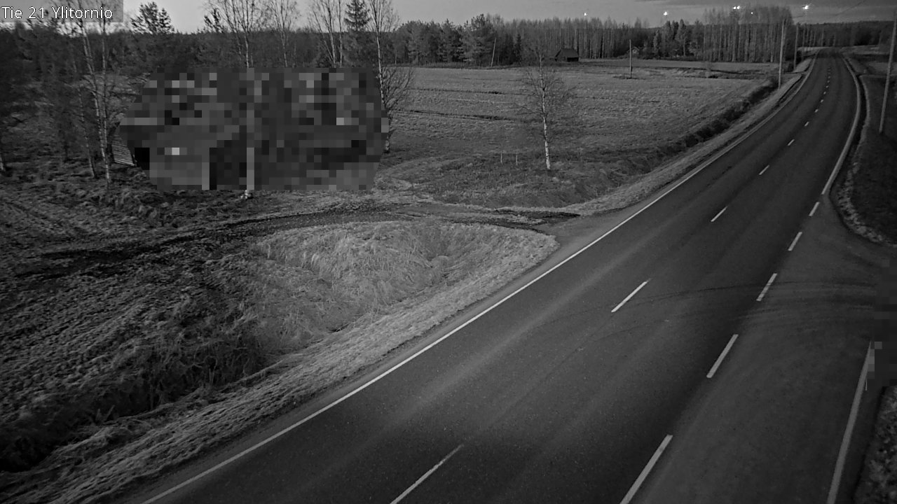 Weather Camera Image Road 21 Ylitornio, Tornio, Lappi