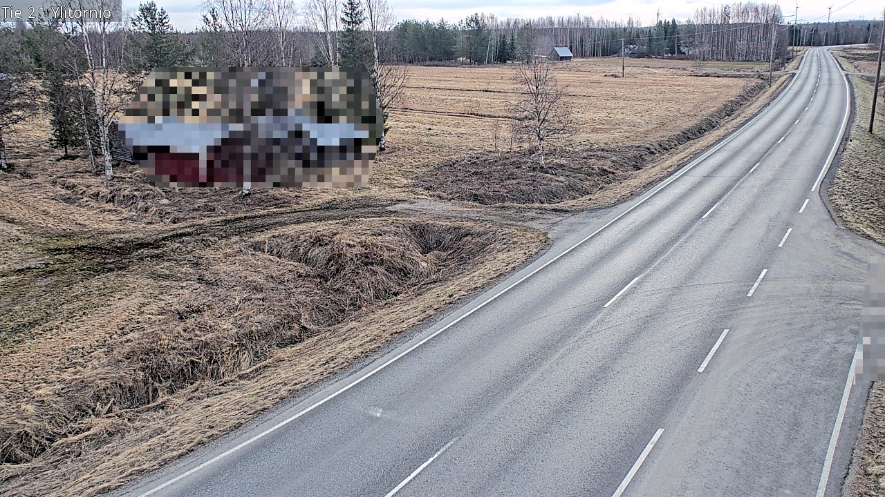 Weather Camera Image Väg 21 Övertorneå, Tornio, Lappi