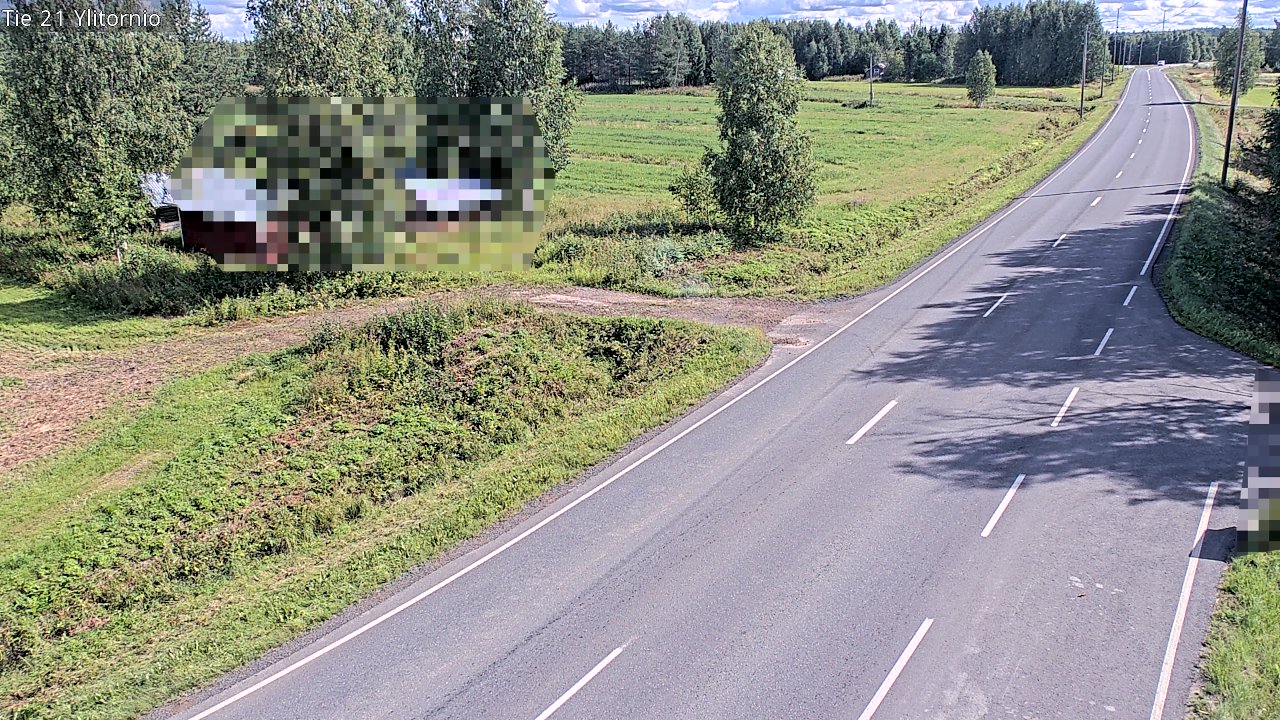 Weather Camera Image Väg 21 Övertorneå, Tornio, Lappi