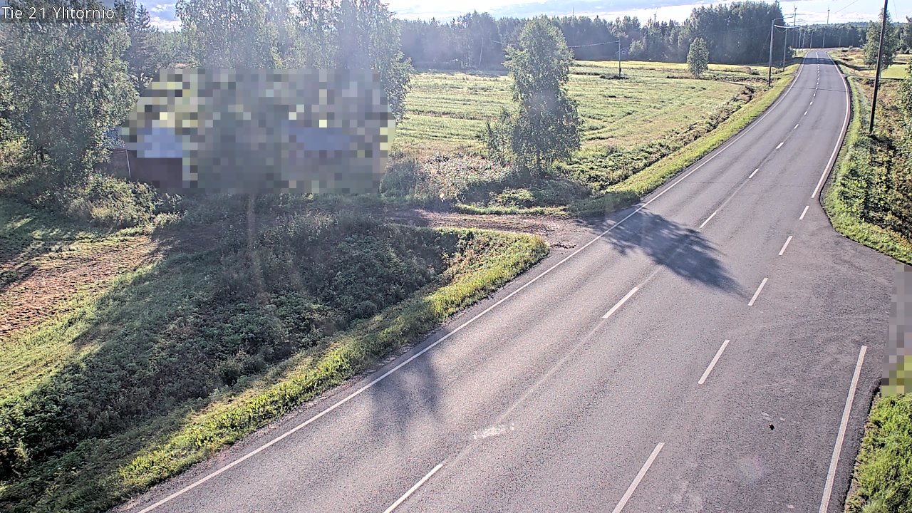 Weather Camera Image Road 21 Ylitornio, Tornio, Lappi
