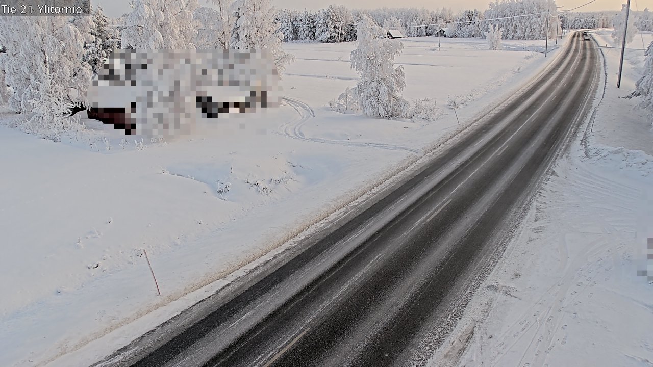 Weather Camera Image Road 21 Ylitornio, Tornio, Lappi