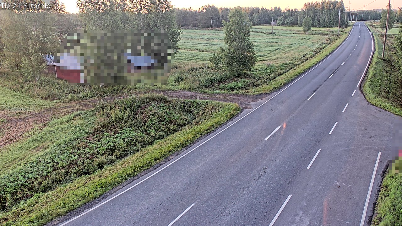 Weather Camera Image Road 21 Ylitornio, Tornio, Lappi