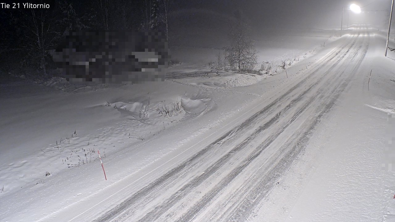 Weather Camera Image Väg 21 Övertorneå, Tornio, Lappi
