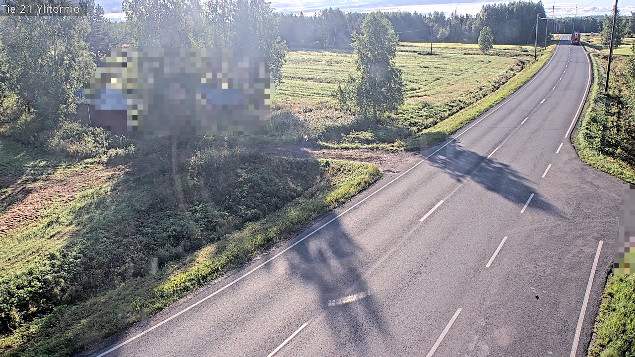 Weather Camera Image Road 21 Ylitornio, Tornio, Lappi