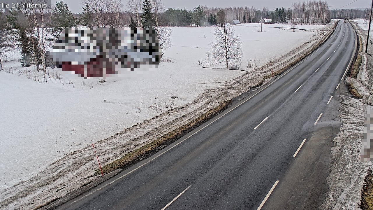 Weather Camera Image Road 21 Ylitornio, Tornio, Lappi