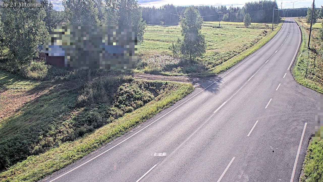 Weather Camera Image Väg 21 Övertorneå, Tornio, Lappi