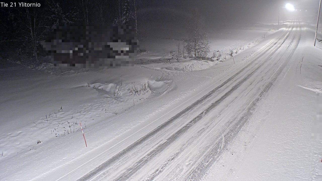 Weather Camera Image Väg 21 Övertorneå, Tornio, Lappi