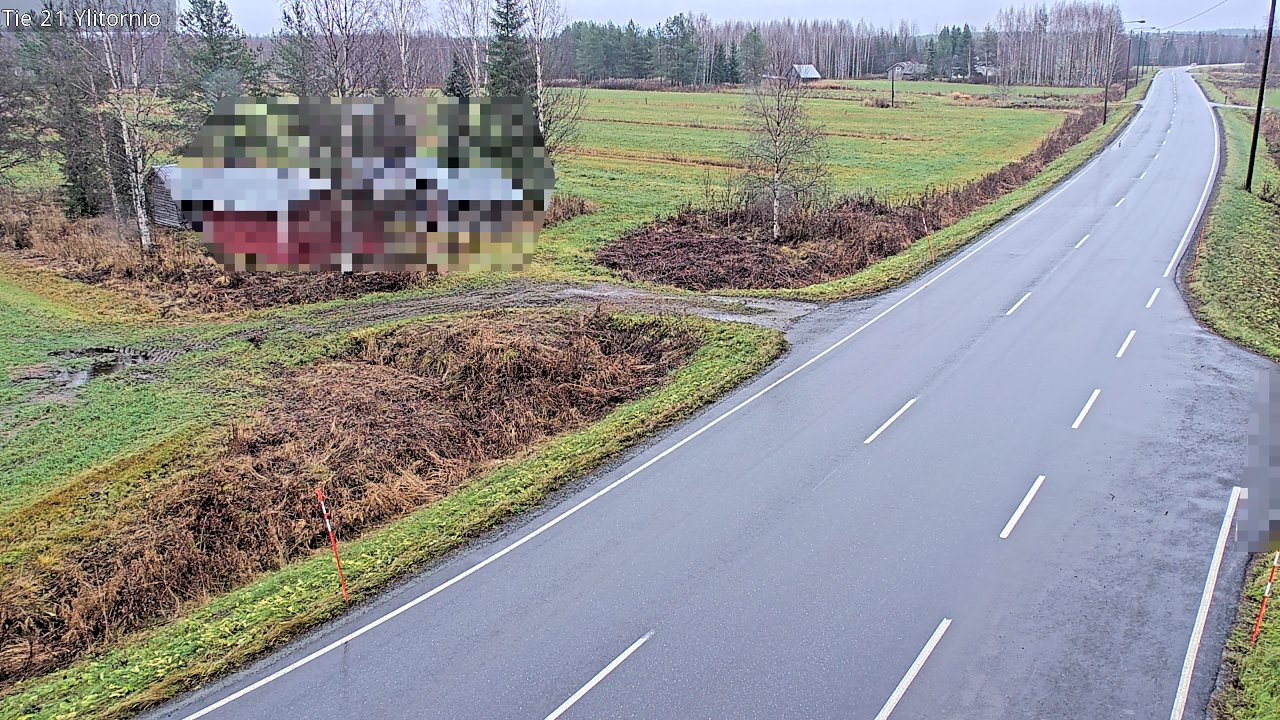 Weather Camera Image Väg 21 Övertorneå, Tornio, Lappi