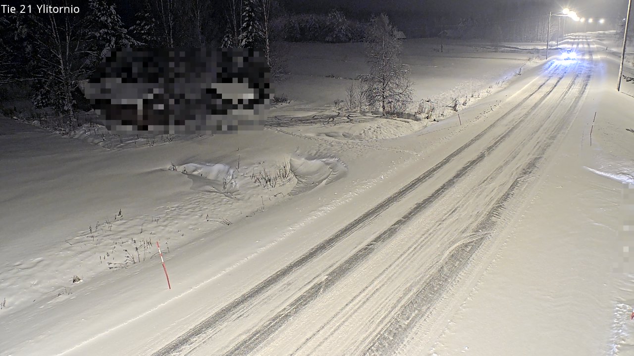 Weather Camera Image Väg 21 Övertorneå, Tornio, Lappi