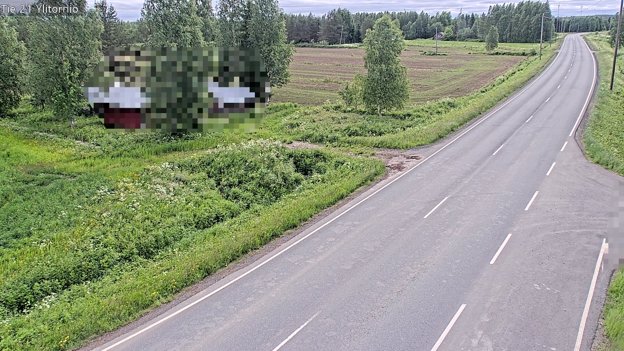 Weather Camera Image Road 21 Ylitornio, Tornio, Lappi