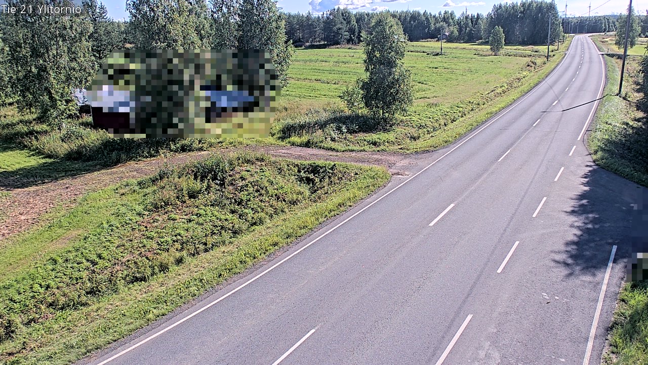 Weather Camera Image Väg 21 Övertorneå, Tornio, Lappi