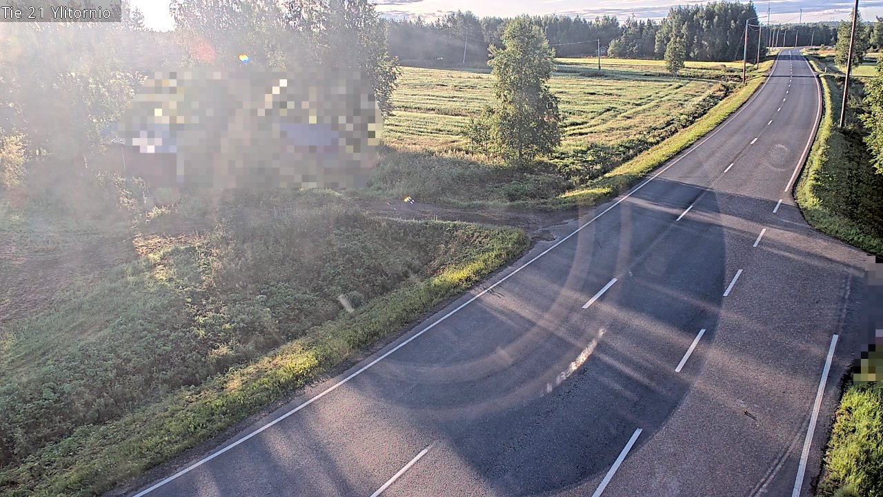 Weather Camera Image Road 21 Ylitornio, Tornio, Lappi