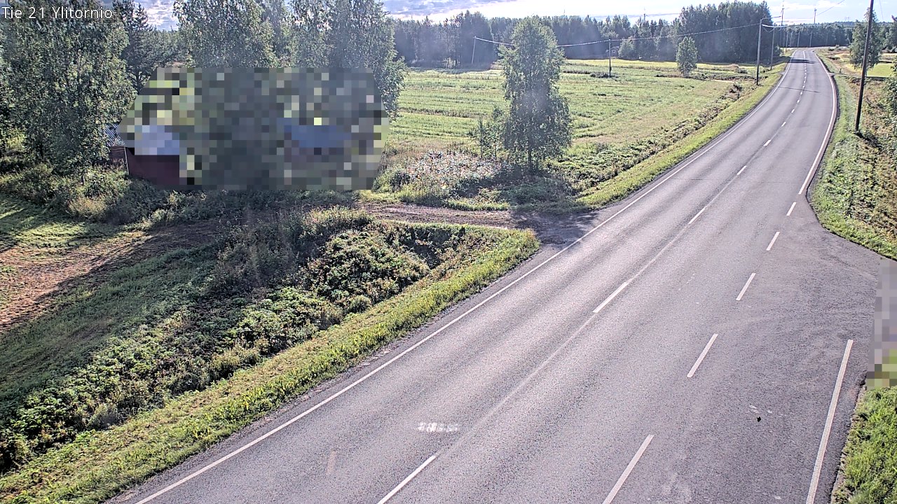 Weather Camera Image Väg 21 Övertorneå, Tornio, Lappi