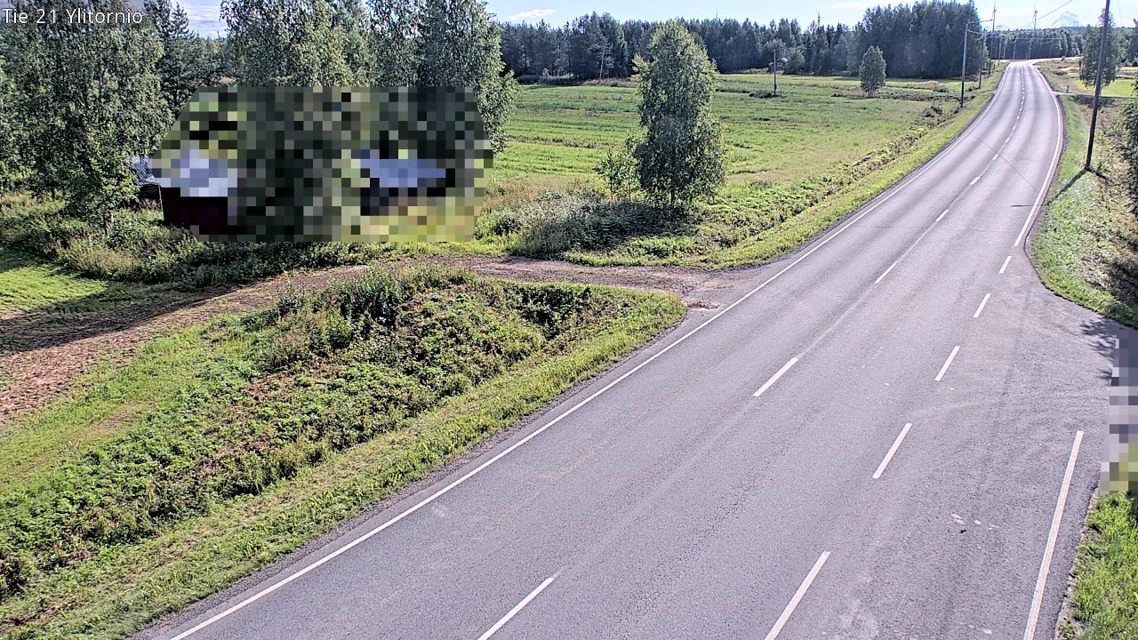 Weather Camera Image Väg 21 Övertorneå, Tornio, Lappi