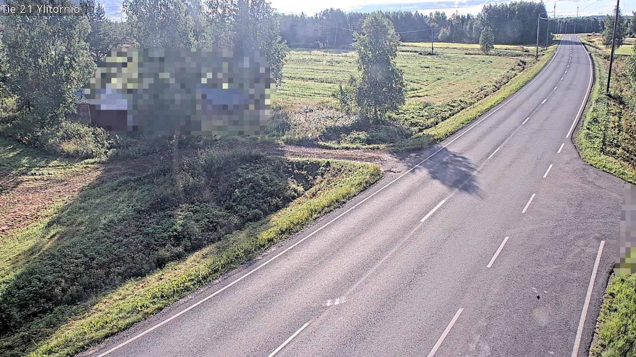 Weather Camera Image Road 21 Ylitornio, Tornio, Lappi