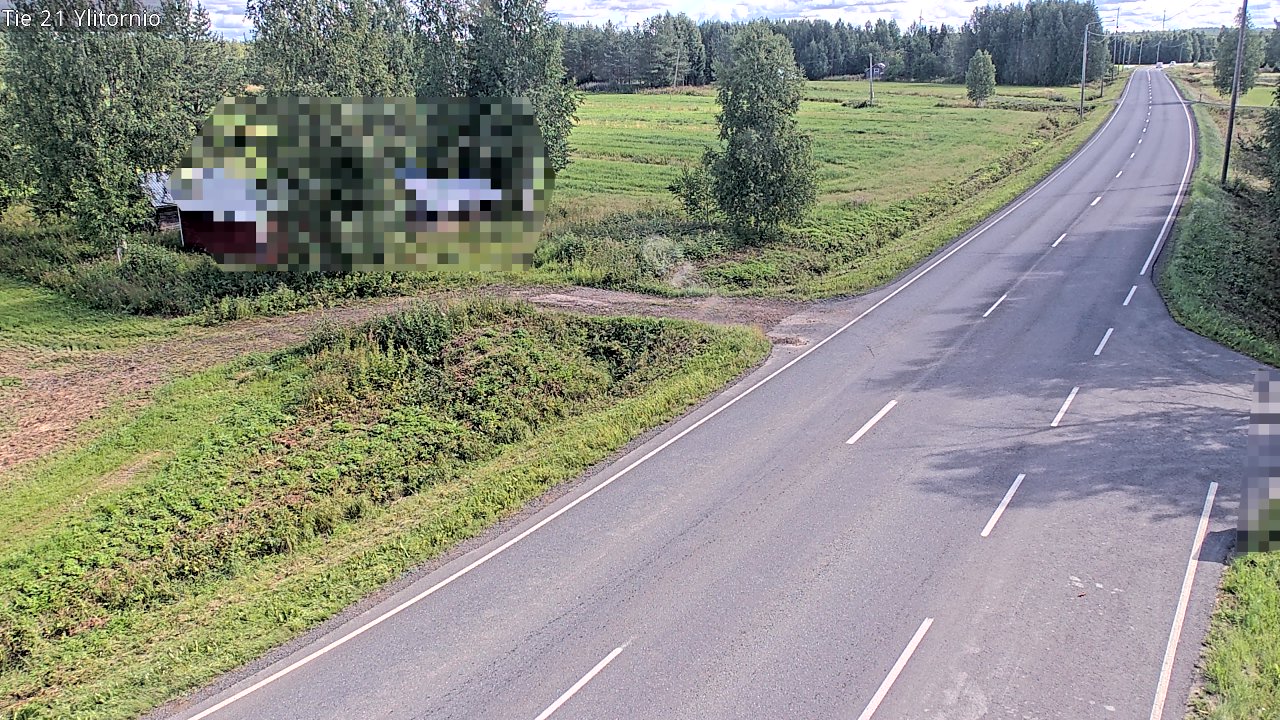Weather Camera Image Väg 21 Övertorneå, Tornio, Lappi