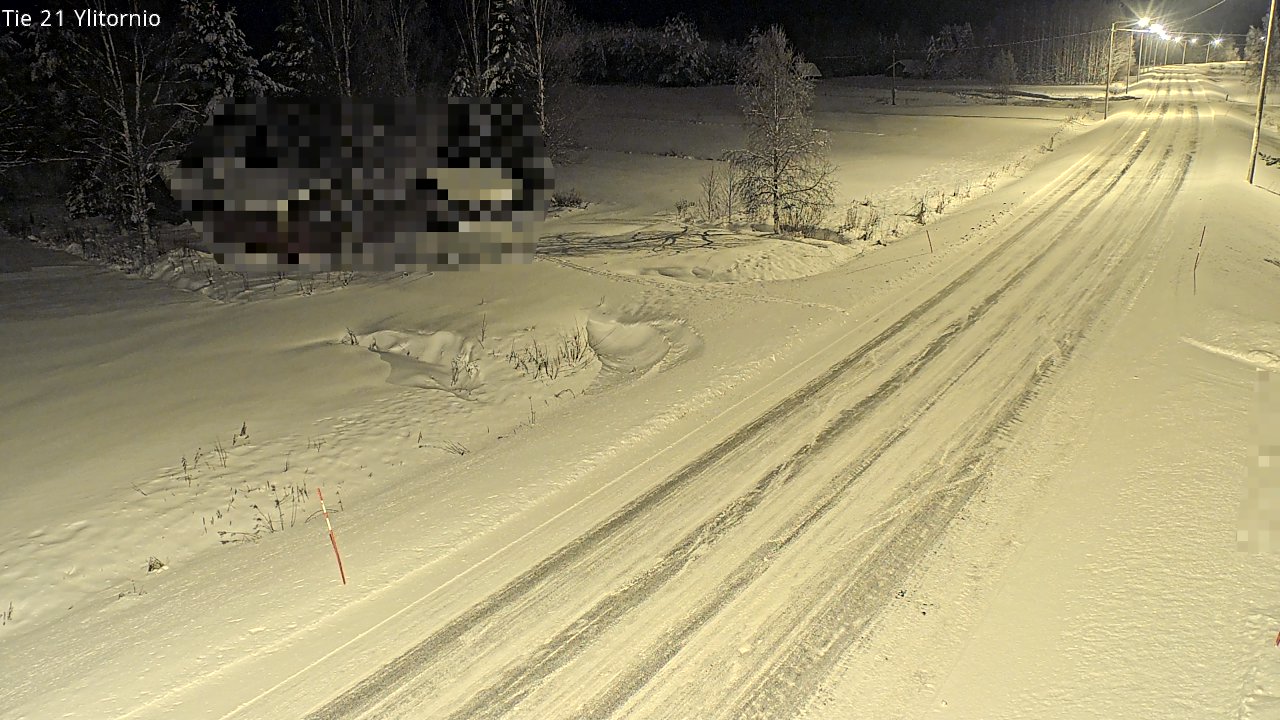 Weather Camera Image Väg 21 Övertorneå, Tornio, Lappi