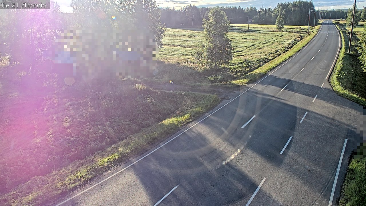 Weather Camera Image Road 21 Ylitornio, Tornio, Lappi