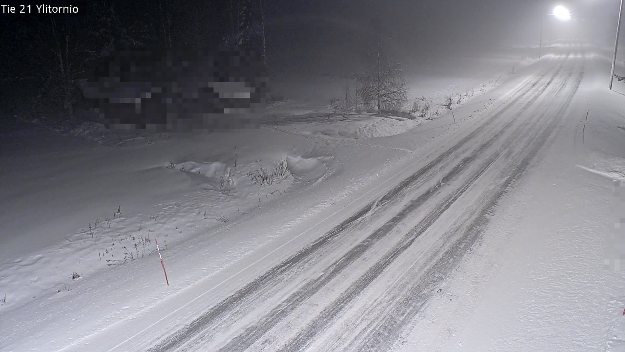 Weather Camera Image Väg 21 Övertorneå, Tornio, Lappi