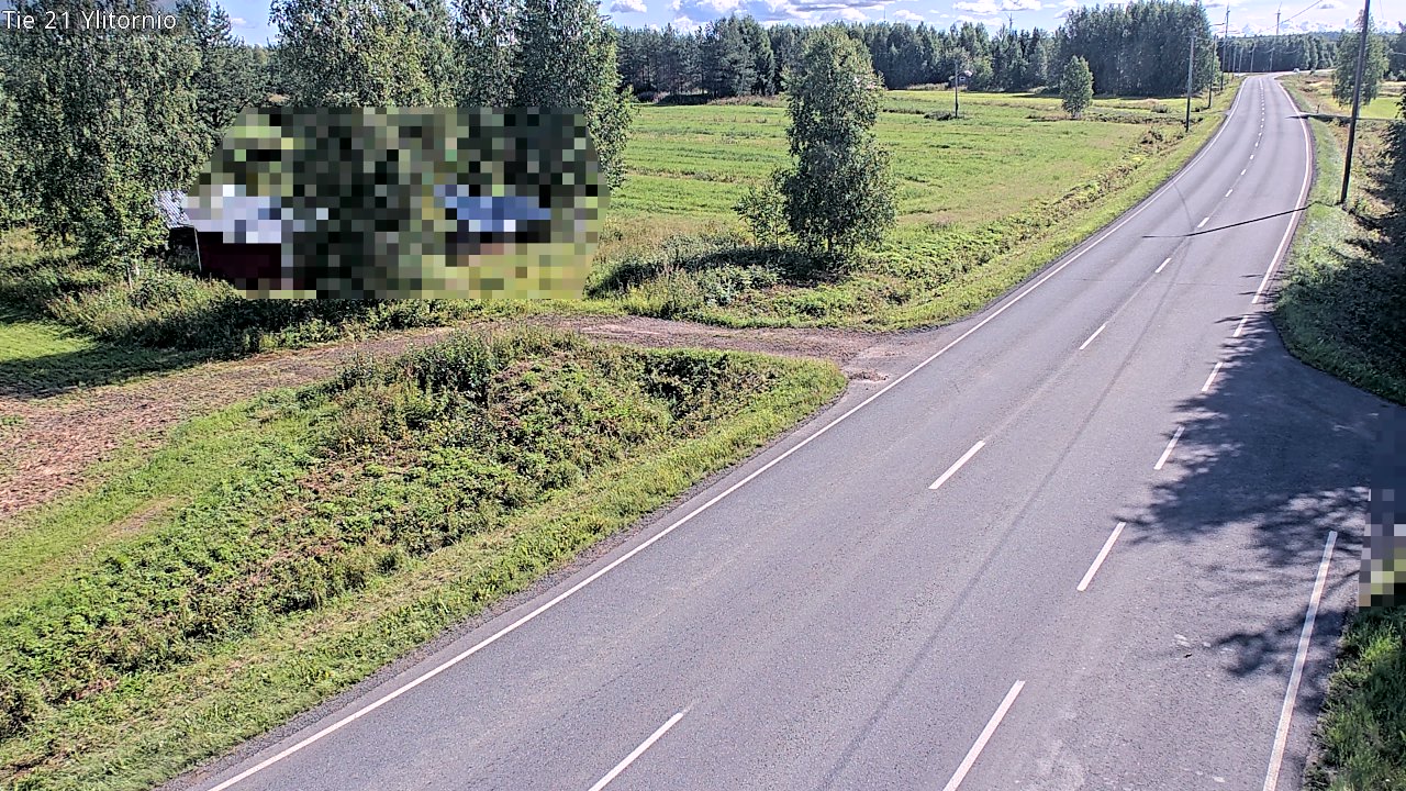 Weather Camera Image Väg 21 Övertorneå, Tornio, Lappi